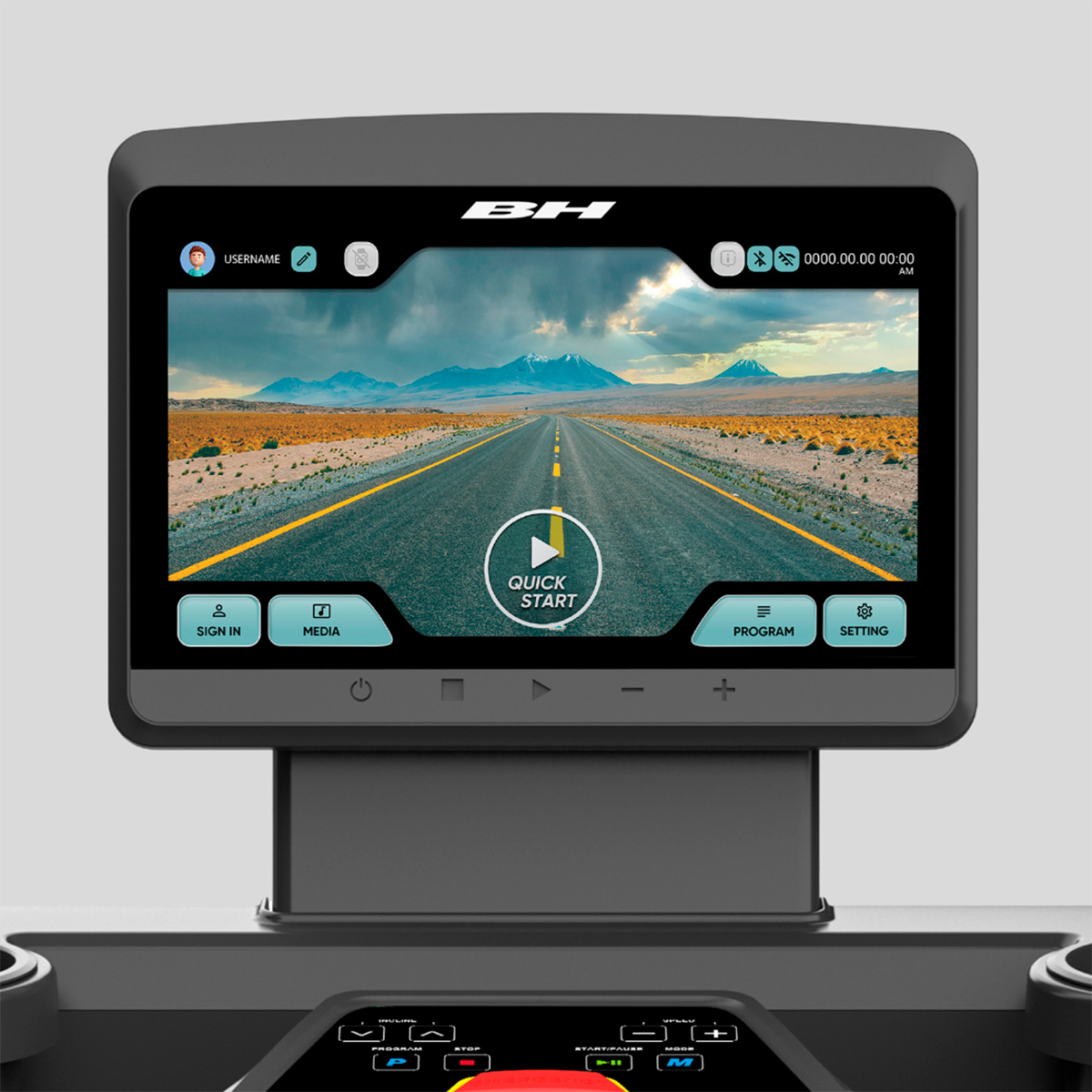 bh-fitness-rcm-pro-g6515tft-laufband-22-km-h-multimedia image 2