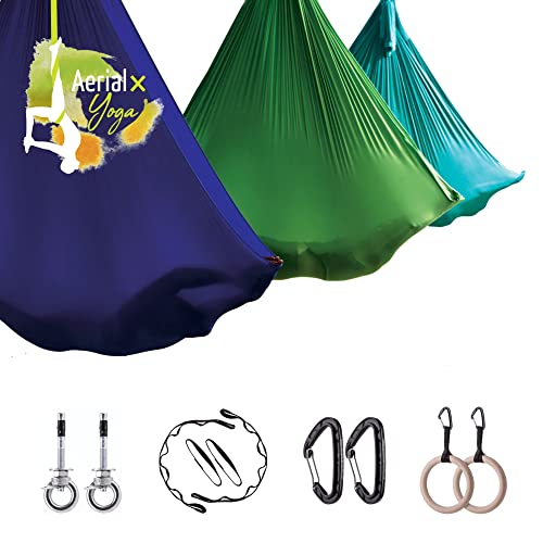 aerialx-aerialyoga-yogatuch-kupfer-set-mit-turnringen image 8