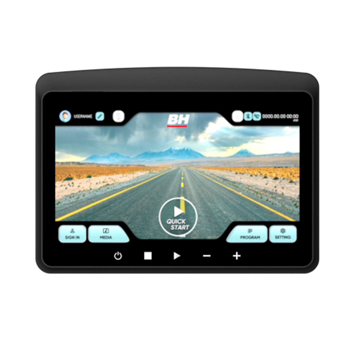 bh-fitness-xtb-multimedia-16-h865tft16-heimtrainer-16-zoll image 2
